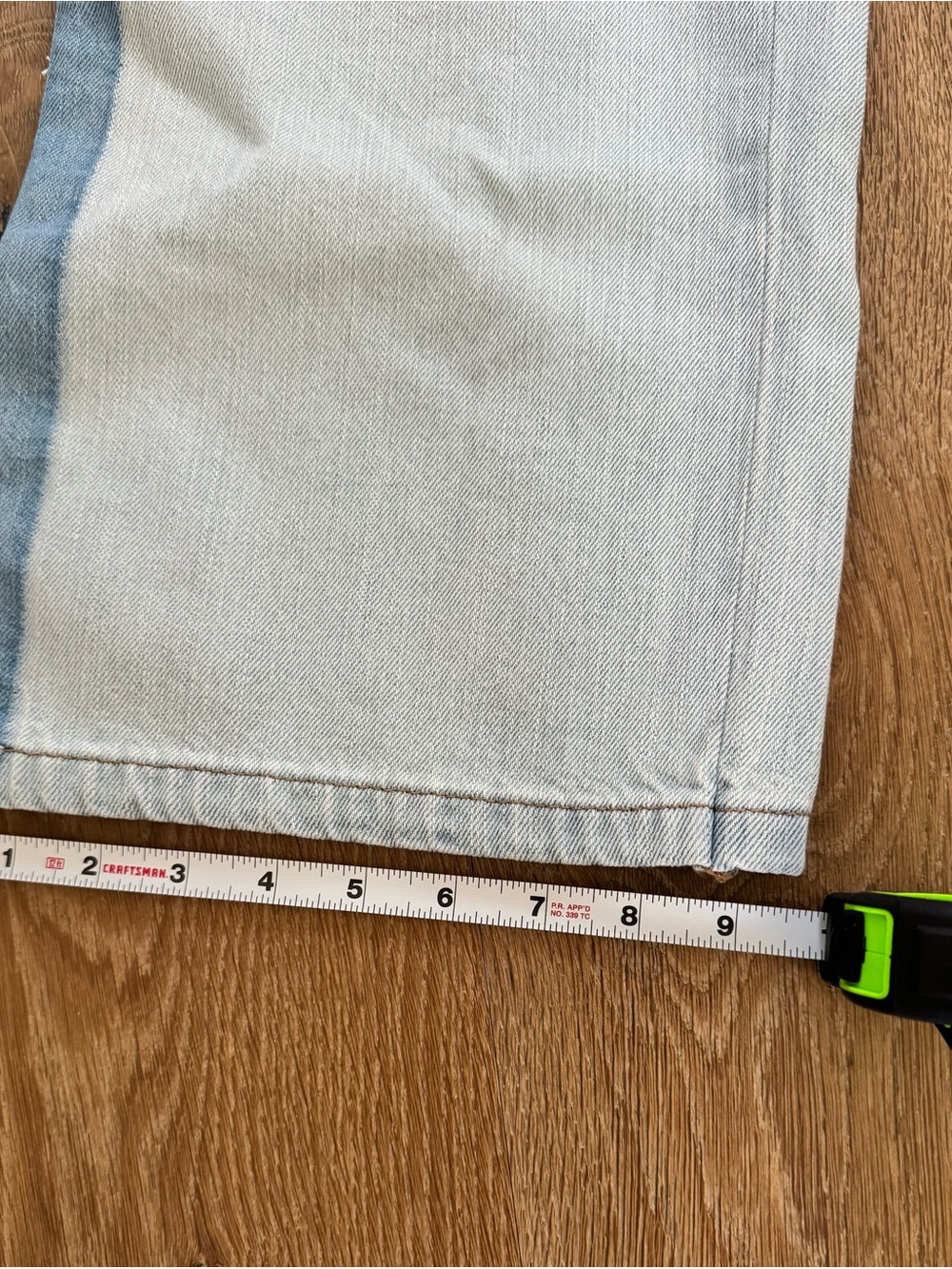 Pilcro Light Blue Wide-Leg Denim Jeans - Picture 14 of 16